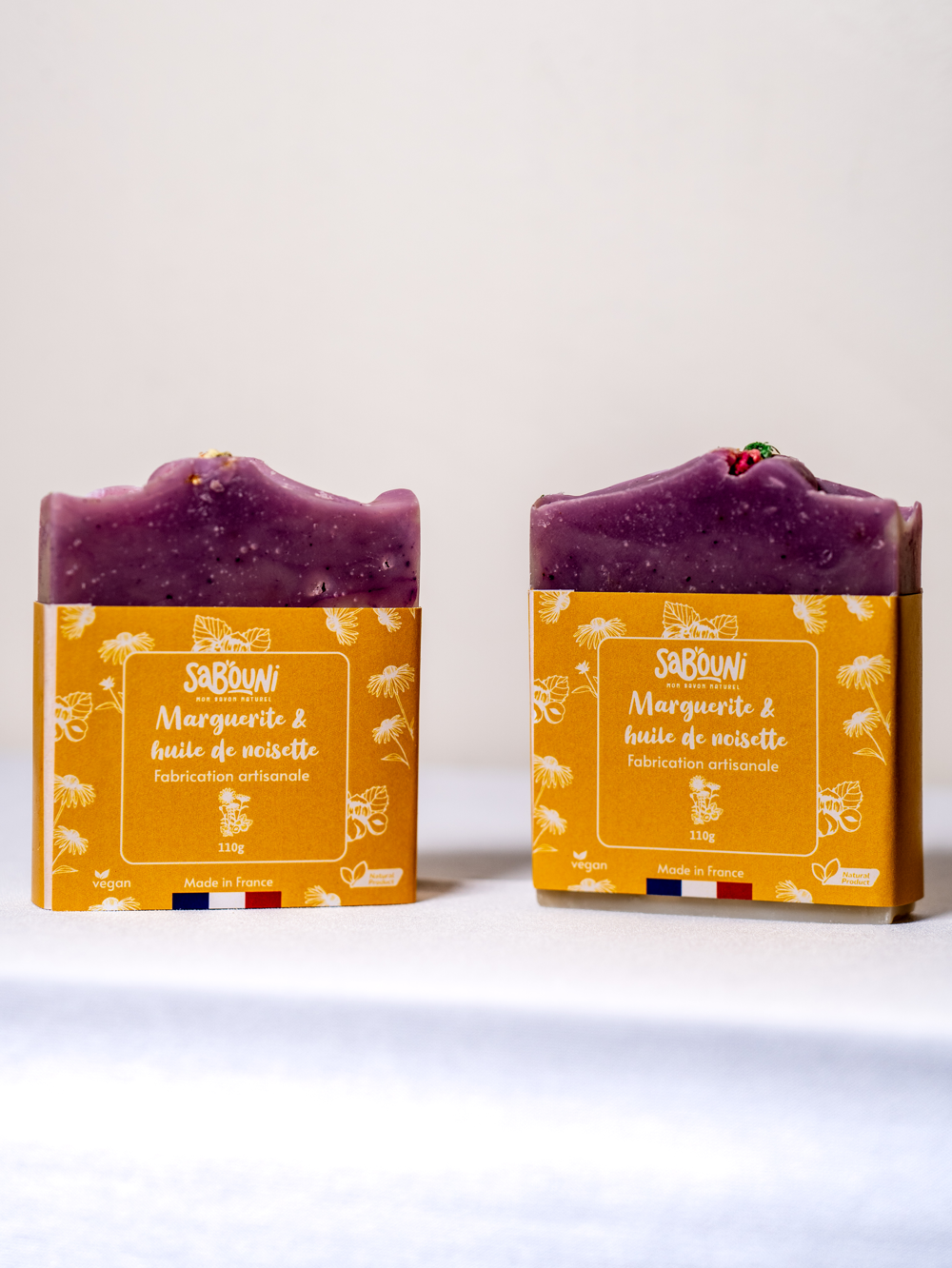Savon à la Marguerite & Huile de Noisette - Sabouni Savon à la Marguerite & Huile de Noisette - Sabouni