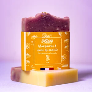 Savon à la Marguerite & à Huile de Noisette - Sabouni