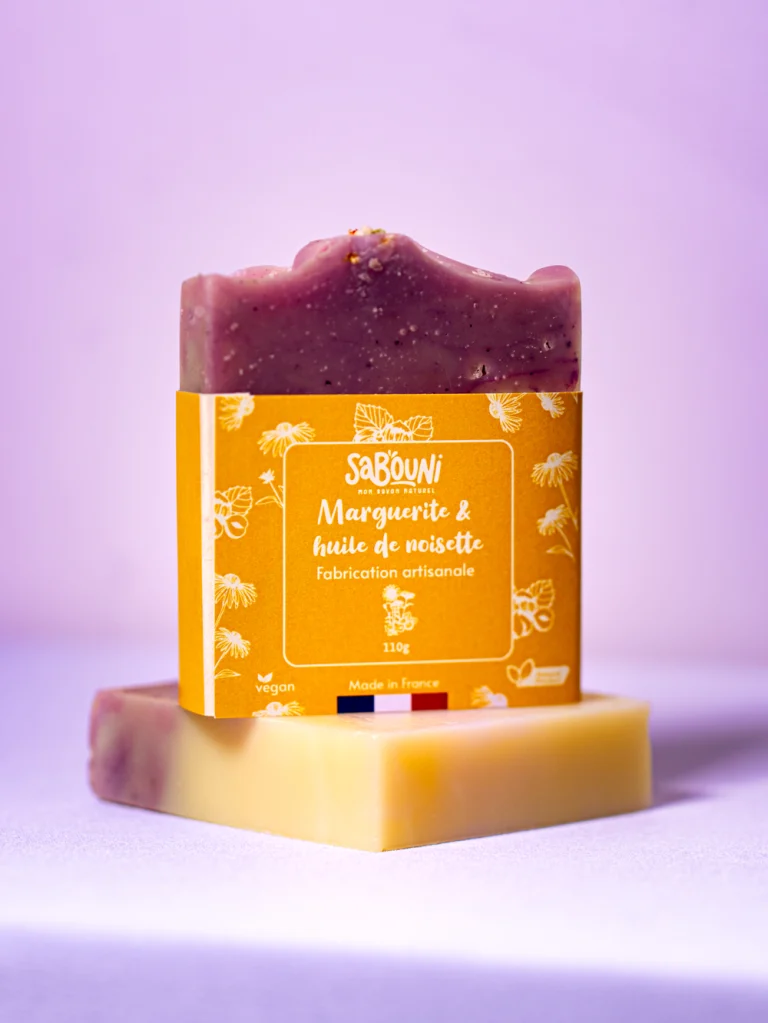 Savon à la Marguerite & à Huile de Noisette - Sabouni